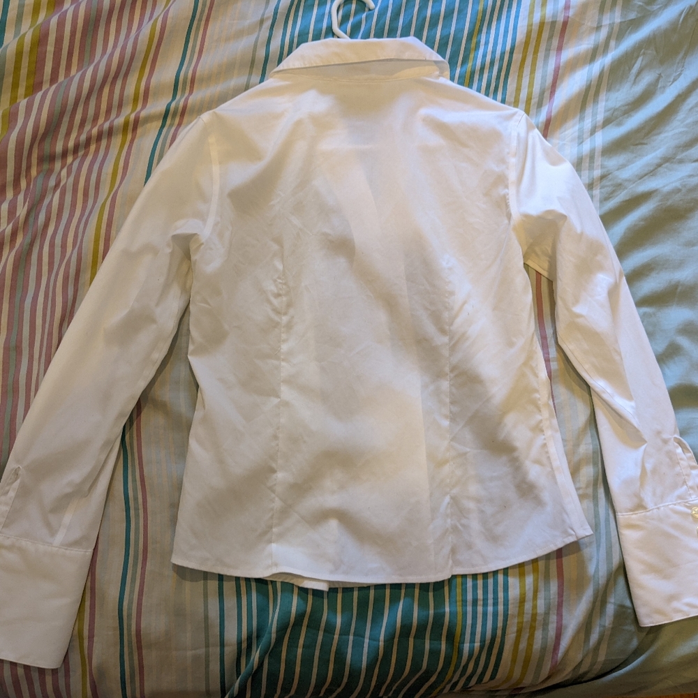 Calvin Klein Women's Blouse Dress Shirt Size 6 Non-Iron - Picture 5 of 9